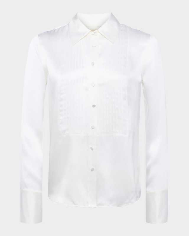 Divya Pintuck Tux Shirt